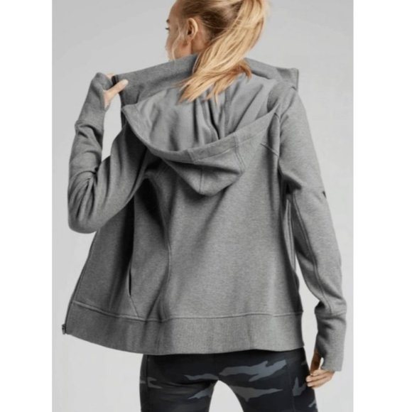 Athleta Triumph Hoodie - Size XS - Gray - Picture 3 of 9
